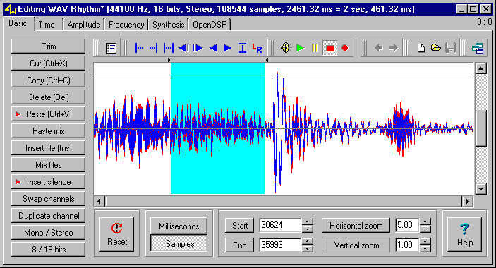 Ace of WAV - Advanced, programmable sound editor and synth